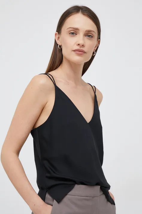 Bluza Calvin Klein črna barva