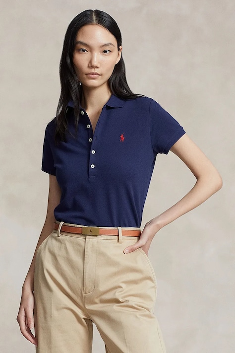 Polo Ralph Lauren tricou polo culoarea verde, 211870245
