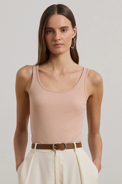 Топ Lauren Ralph Lauren женский цвет белый 200704777