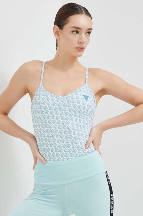 Guess top femei, culoarea verde