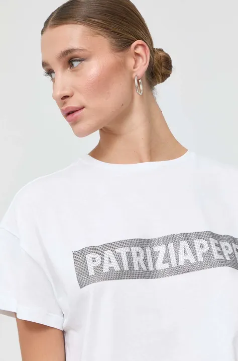 Βαμβακερό μπλουζάκι Patrizia Pepe