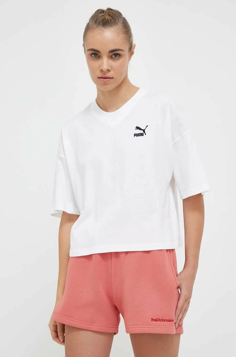 Puma cotton t-shirt white color