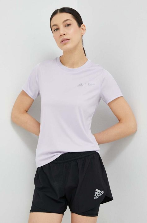 Μπλουζάκι για τρέξιμο adidas Performance x Parley