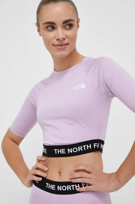 Тренувальна футболка The North Face колір фіолетовий