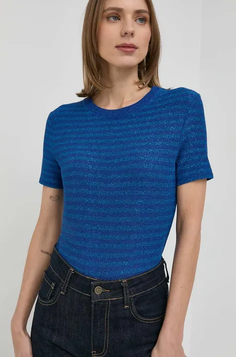MAX&Co. t-shirt damski kolor niebieski