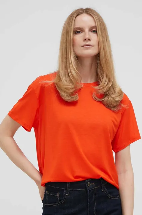 Tričko United Colors of Benetton dámsky, oranžová farba
