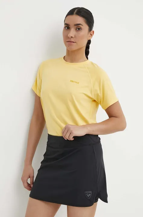 Marmot t-shirt sportowy Windridge kolor żółty