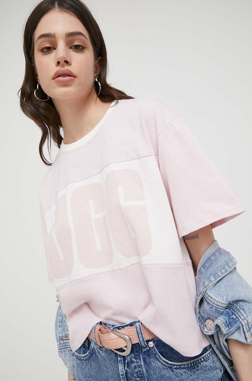 Βαμβακερό μπλουζάκι UGG