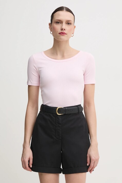 Tommy Hilfiger tricou femei, culoarea roz