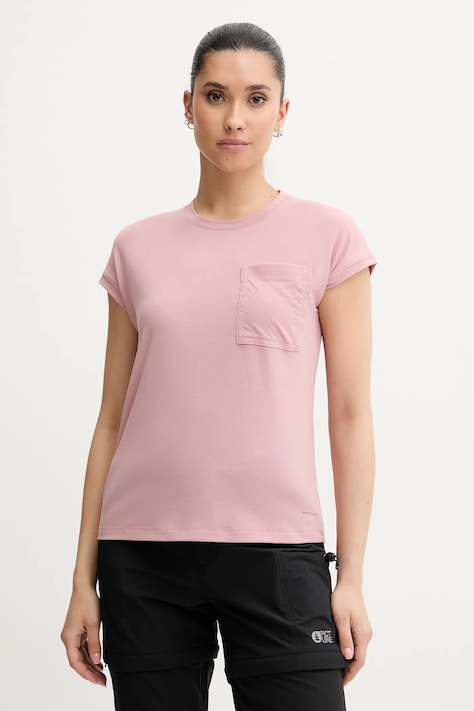 Columbia t-shirt sportowy Boundless Trek kolor różowy 2033481
