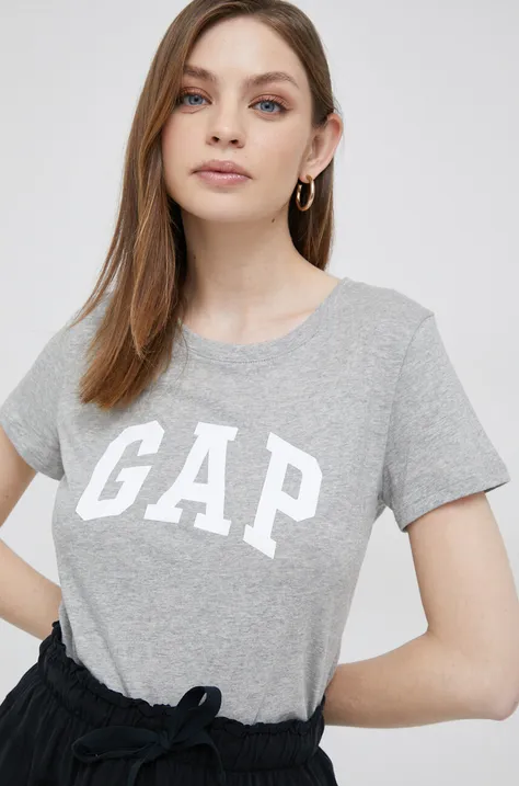 GAP t-shirt bawełniany kolor szary