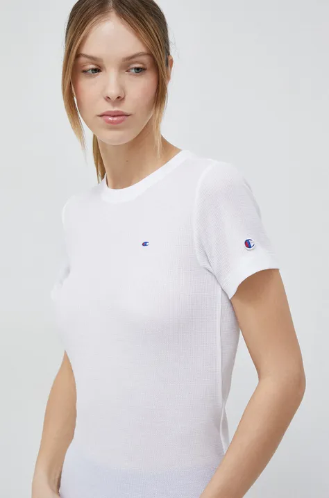 Champion tricou femei, culoarea alb