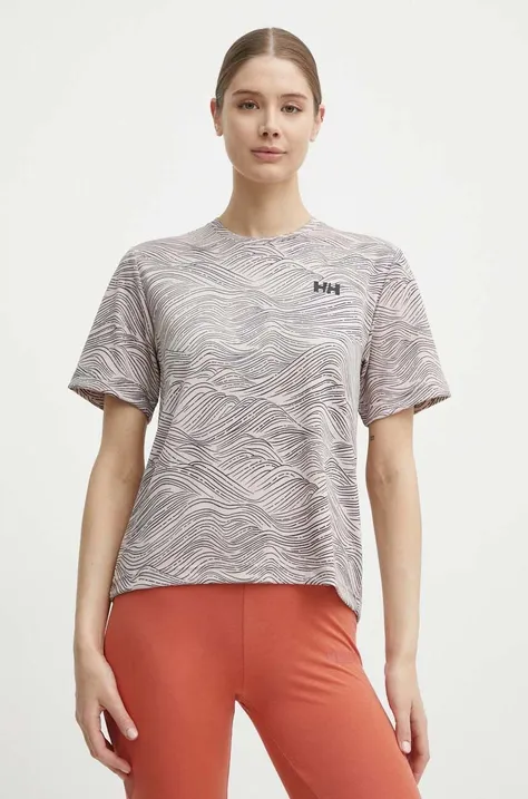 Sportska majica kratkih rukava Helly Hansen Lifa Active Solen boja: ružičasta