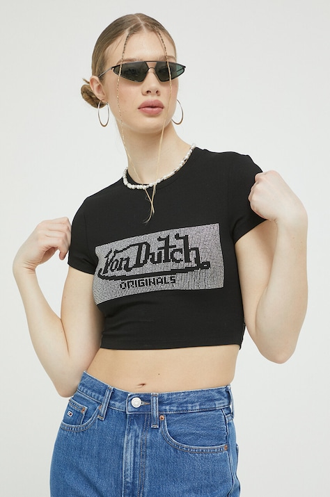 Tričko Von Dutch černá barva