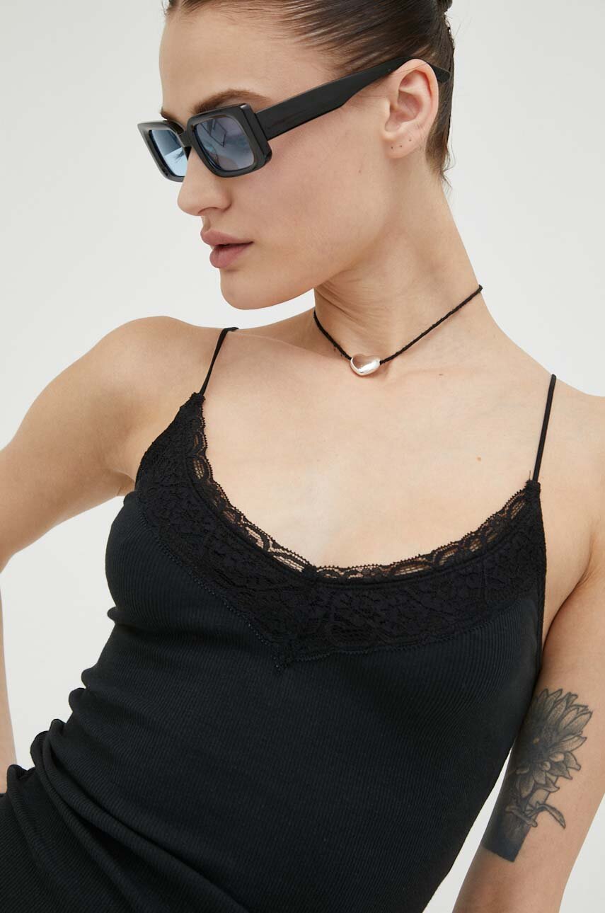 Hollister Co. top damski kolor czarny