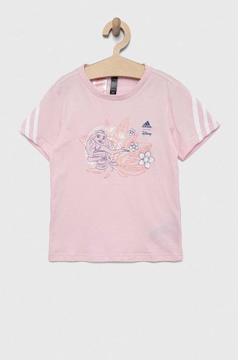 adidas t-shirt bawełniany dziecięcy x Disney