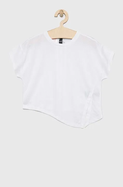 Παιδικό μπλουζάκι adidas G HIIT χρώμα: άσπρο