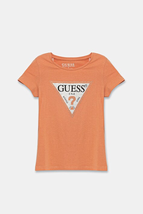 Детская футболка Guess цвет оранжевый