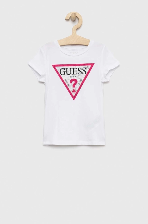 Детская футболка Guess цвет белый