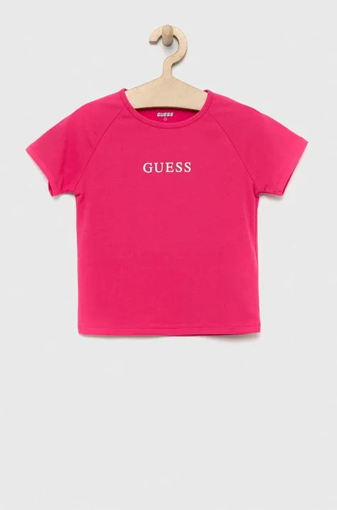 Guess tricou copii culoarea roz