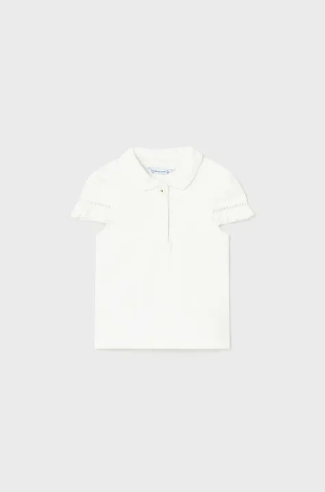 Μπλουζάκι μωρού Mayoral χρώμα: άσπρο