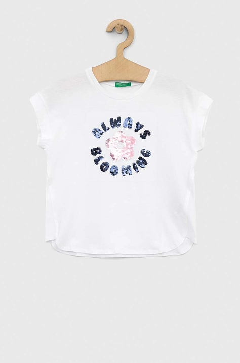 United Colors of Benetton t-shirt in cotone per bambini