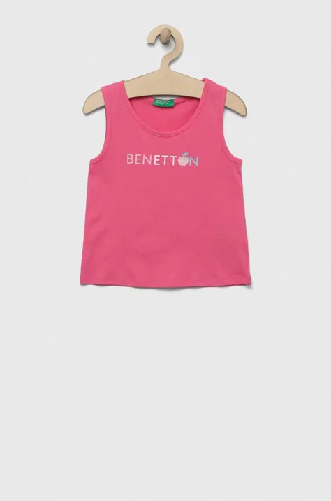 Детски памучен топ United Colors of Benetton