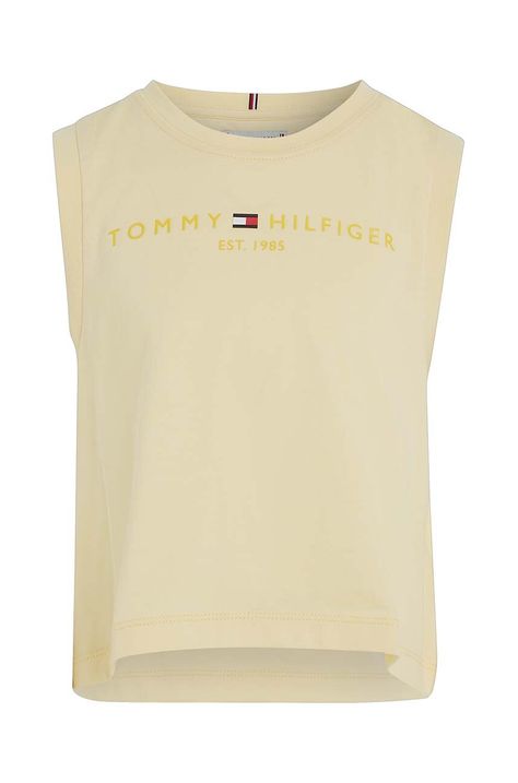 Dětský bavlněný top Tommy Hilfiger
