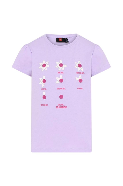 Lego tricou copii culoarea violet