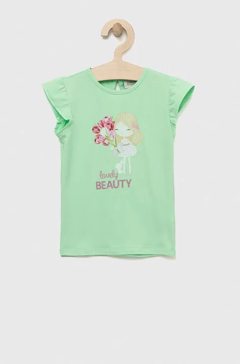 Birba&Trybeyond t-shirt niemowlęcy kolor zielony
