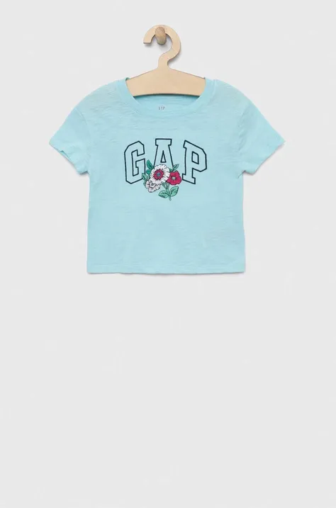 Детская хлопковая футболка GAP