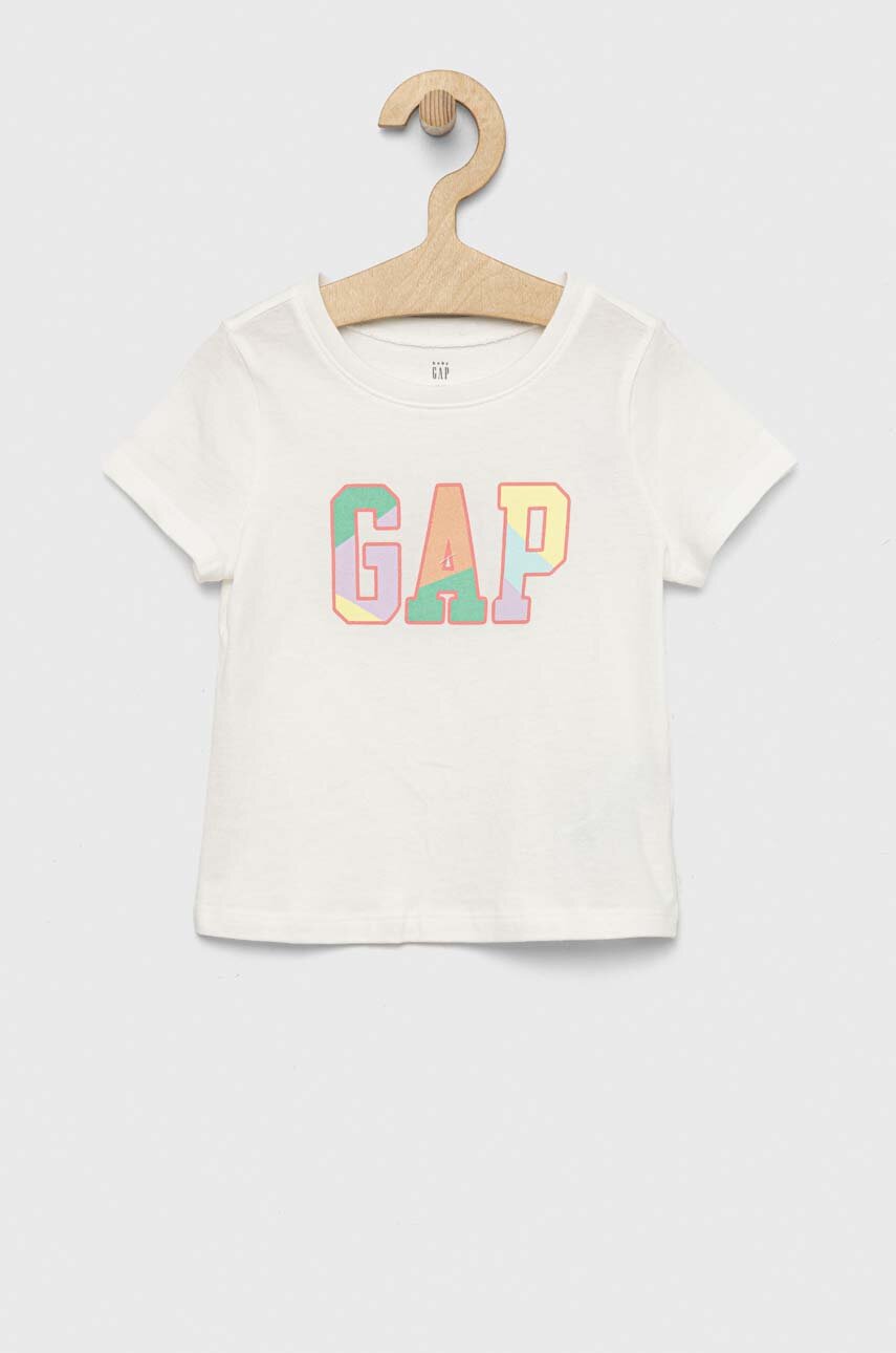 Детска памучна тениска GAP