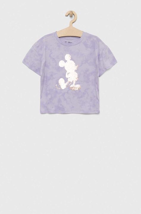 GAP t-shirt bawełniany dziecięcy x Myszka Miki