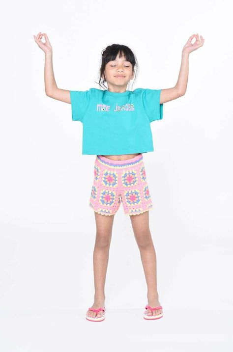 Детска памучна тениска Marc Jacobs