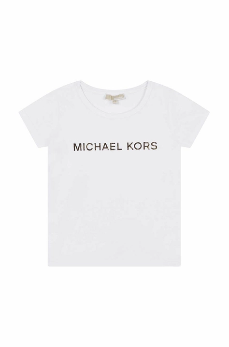 Detské tričko Michael Kors biela farba