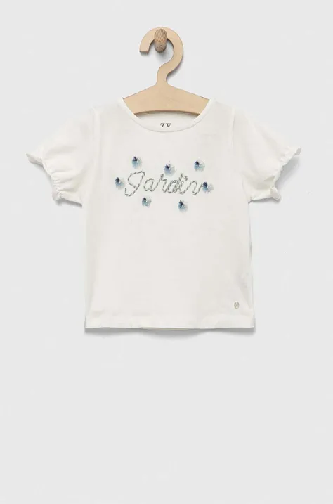 Дитяча футболка zippy колір білий