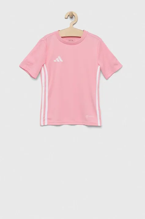 Дитяча футболка adidas Performance TABELA 23 JSY колір рожевий однотонна