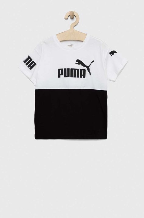 Otroška bombažna kratka majica Puma PUMA POWER Tee B