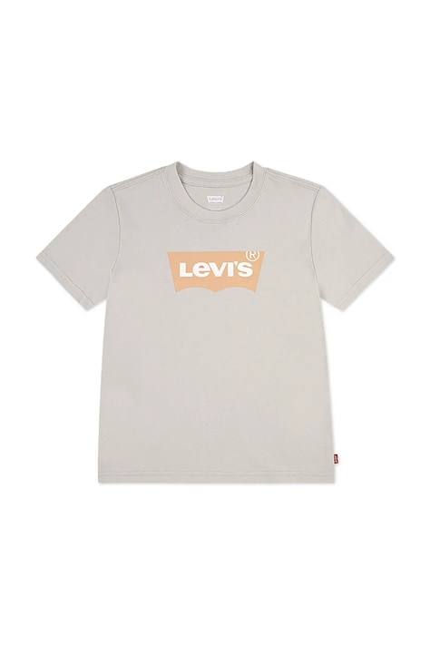 Levi's gyerek pamut póló türkiz, nyomott mintás, 8E8157