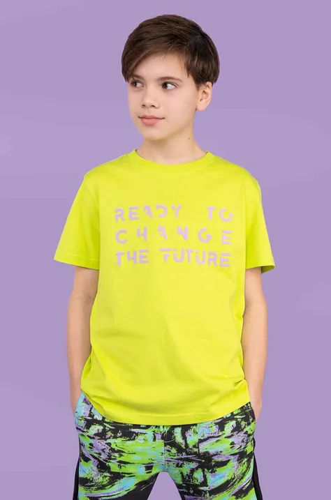 Детска памучна тениска Coccodrillo