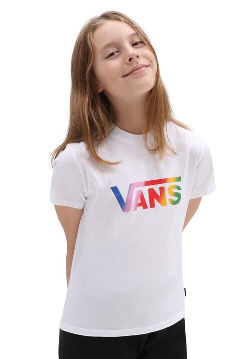 Vans tricou de bumbac pentru copii GR FLYING V CREW GIR FLYV WTCYC