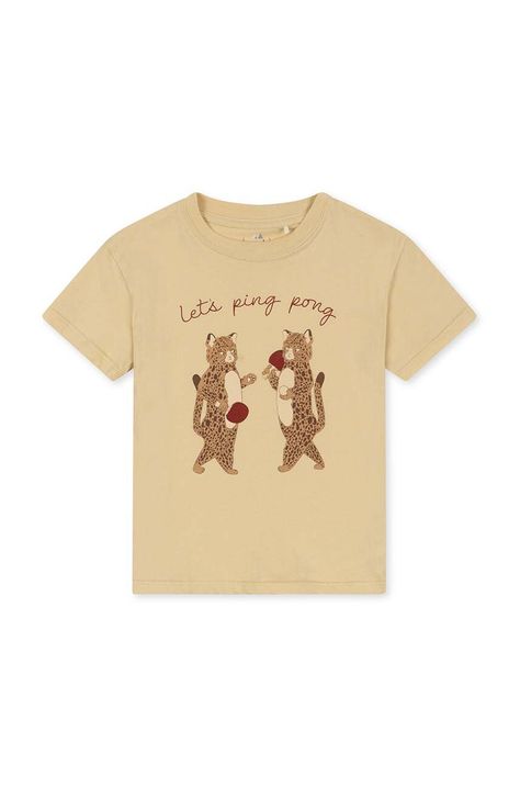 Дитяча бавовняна футболка Konges Sløjd