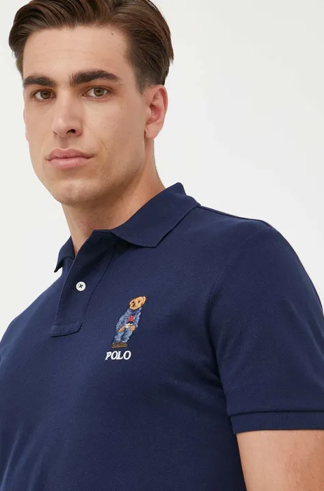 Bavlnené polo tričko Polo Ralph Lauren s nášivkou