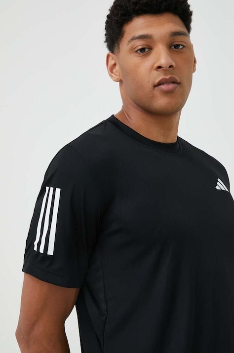 Tréningové tričko adidas Performance Club čierna farba, jednofarebné
