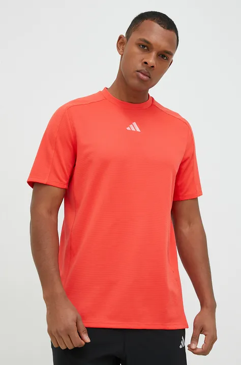 Тренувальна футболка adidas Performance Entry колір червоний однотонна