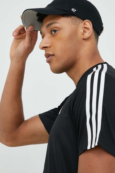 Футболка для тренинга adidas Performance Train Essentials цвет чёрный с принтом