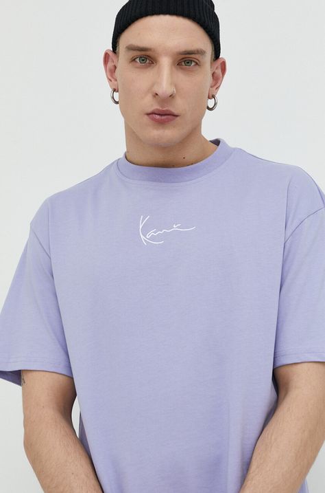 Βαμβακερό μπλουζάκι Karl Kani