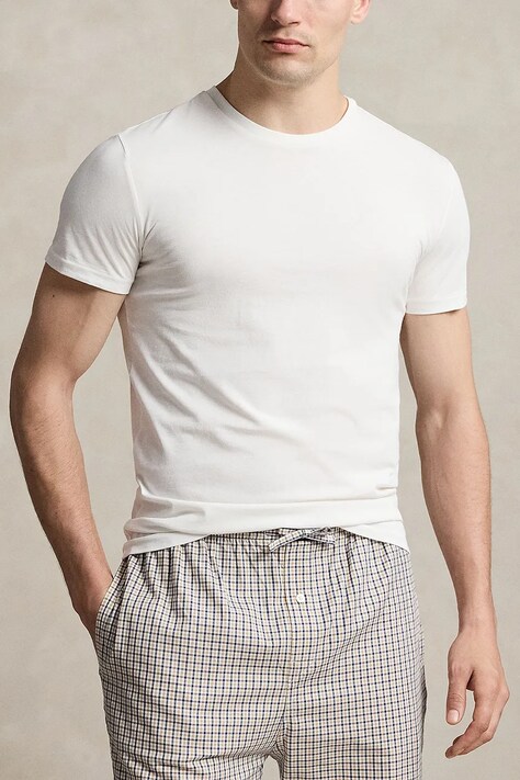 Polo Ralph Lauren T-shirt basic męski bawełniany 3-pack biały 714830304