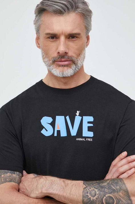 Βαμβακερό μπλουζάκι Save The Duck