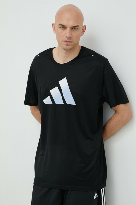 Бігова футболка adidas Performance Run Icons — фото 4